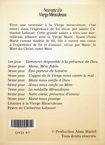 DVD NEUVAINE À LA VIERGE MIRACULEUSE